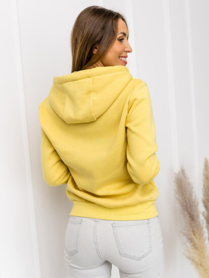 Women's Hoodie Light Yellow Bolf W03BA