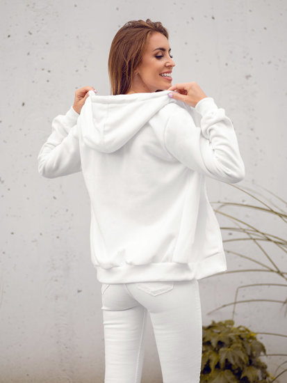 Women's Hoodie White Bolf W03B