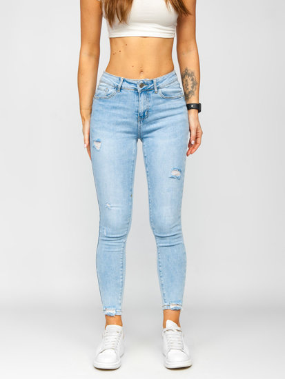 Women's Jeans Push Up Sky Blue Bolf S9859