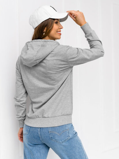 Women's Kangaroo Sweatshirt Grey Bolf 20002