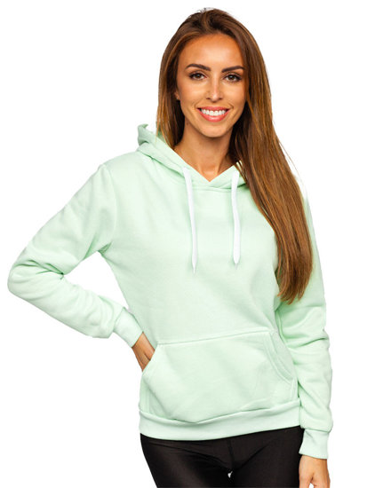 Women's Kangaroo Sweatshirt Light Mint Bolf W02B