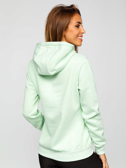 Women's Kangaroo Sweatshirt Light Mint Bolf W02B