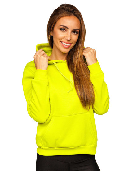 Women's Kangaroo Sweatshirt Lime Bolf W02B