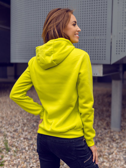 Women's Kangaroo Sweatshirt Lime Bolf W02B