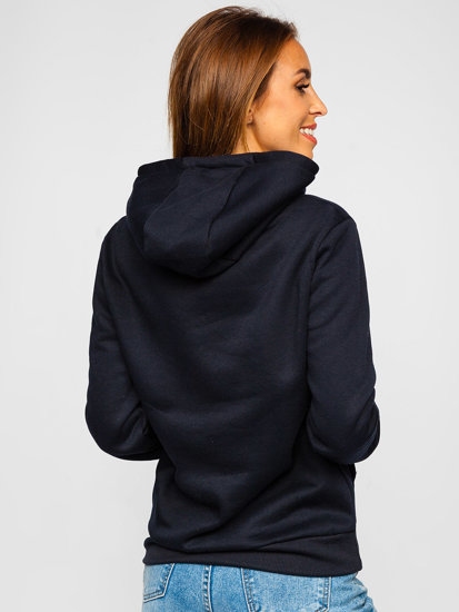 Women's Kangaroo Sweatshirt Navy Blue Bolf W02B