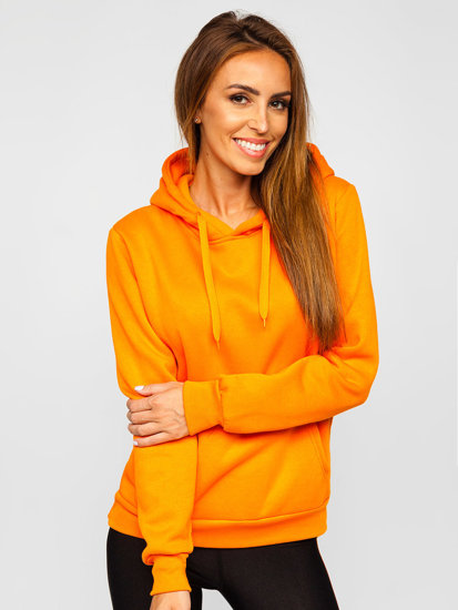 Women's Kangaroo Sweatshirt Orange Bolf W02B