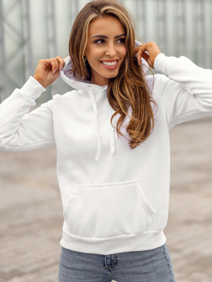 Women's Kangaroo Sweatshirt White Bolf W02B