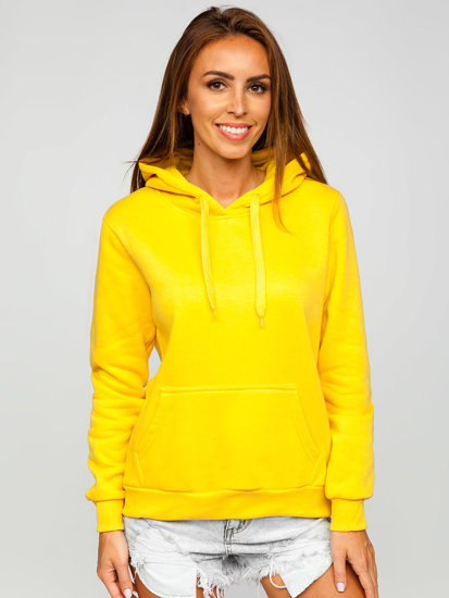 Women's Kangaroo Sweatshirt Yellow Bolf W02B