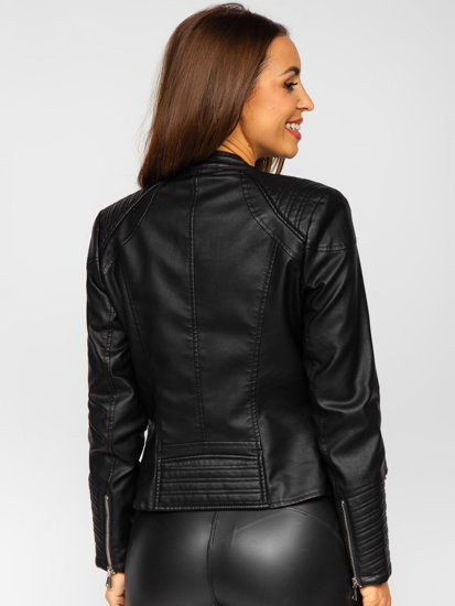 Women's Leather Jacket Black Bolf 11Z8029