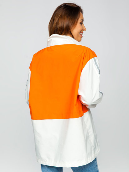 Women's Lightweight Jacket White-Orange Bolf AG3010