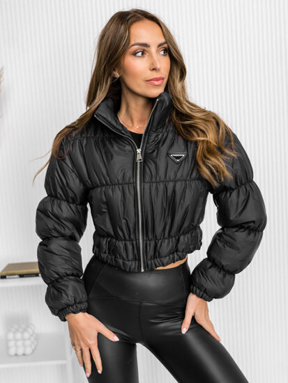 Women's Lightweight Quilted Jacket Black Bolf 1250