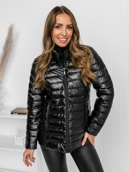 Women's Lightweight Quilted Jacket Black Bolf 16M9110