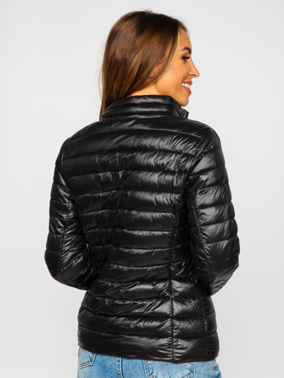 Women's Lightweight Quilted Jacket Black Bolf 5M706