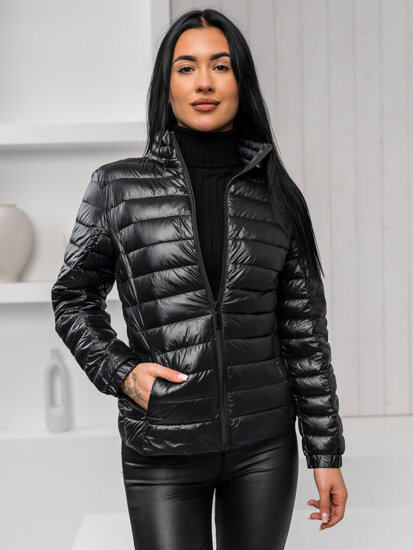 Women's Lightweight Quilted Jacket Black Bolf 5M706A