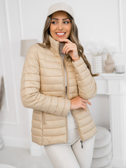 Women's Lightweight Quilted Jacket Camel Bolf 16M9111