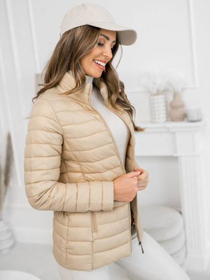 Women's Lightweight Quilted Jacket Camel Bolf 16M9111