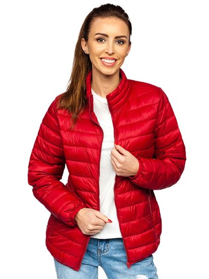 Women's Lightweight Quilted Jacket Claret Bolf 23037