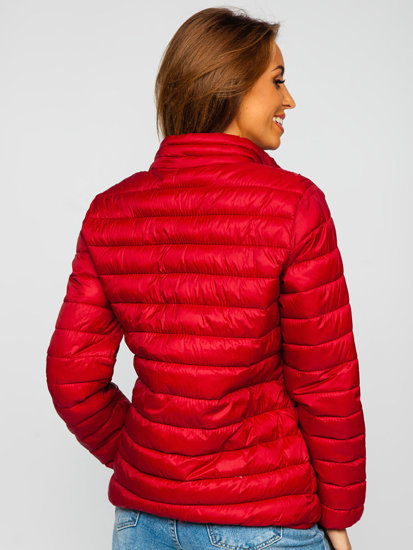 Women's Lightweight Quilted Jacket Claret Bolf 23037