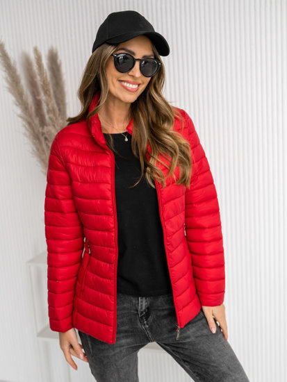 Women's Lightweight Quilted Jacket Red Bolf 16M9111