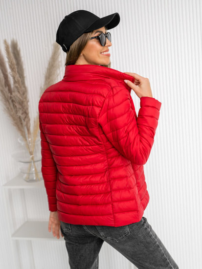 Women's Lightweight Quilted Jacket Red Bolf 16M9111