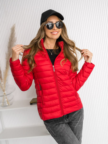 Women's Lightweight Quilted Jacket Red Bolf 16M9111