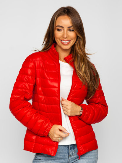 Women's Lightweight Quilted Jacket Red Bolf 5M706