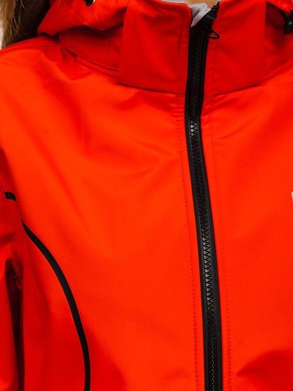 Women's Lightweight Softshell Jacket Orange Bolf S010