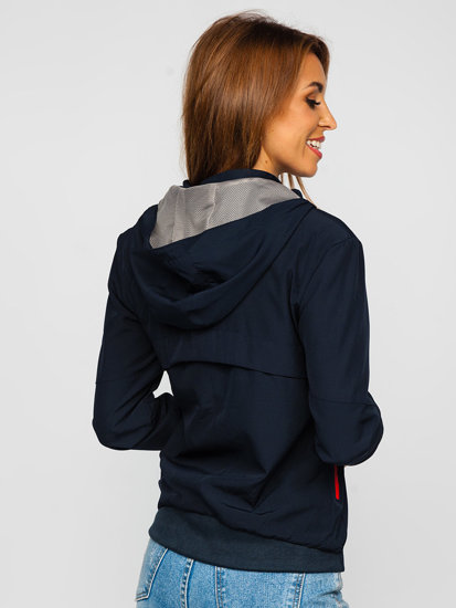 Women's Lightweight Sport Jacket Navy Blue Bolf HM097