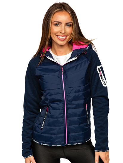 Women's Lightweight Sport Jacket Navy Blue Bolf KSW4004