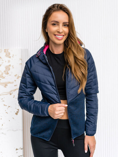 Women's Lightweight Sport Jacket Navy Blue Bolf KSW4005A1