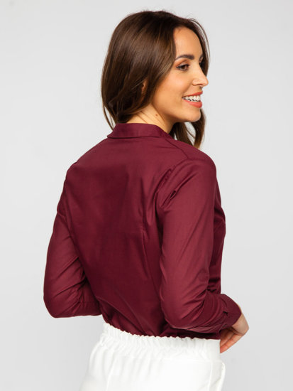 Women's Long Sleeve Shirt Claret Bolf HH039