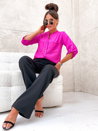 Women’s Long Sleeve Shirt Fuchsia Bolf 713