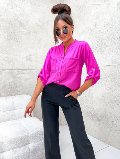 Women’s Long Sleeve Shirt Fuchsia Bolf 713