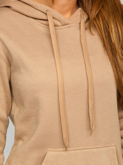 Women's Longline Hoodie Beige Bolf YS10003-A