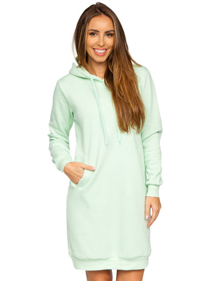 Women's Longline Hoodie Mint Bolf YS10005