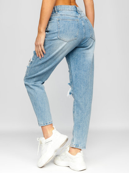 Women's Mom Fit Jeans Blue Bolf WL2101