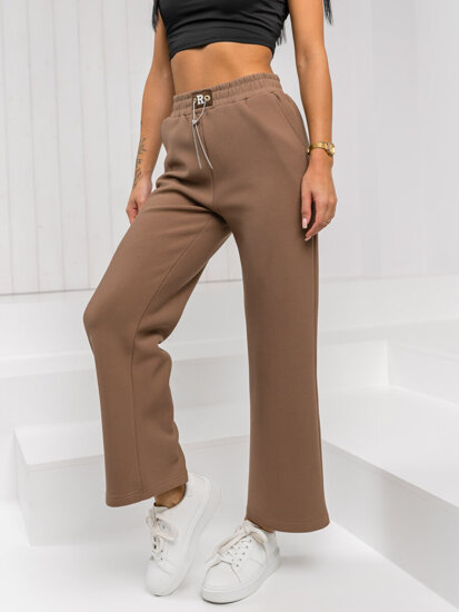 Women’s Pants Wide Leg Brown Bolf W5226