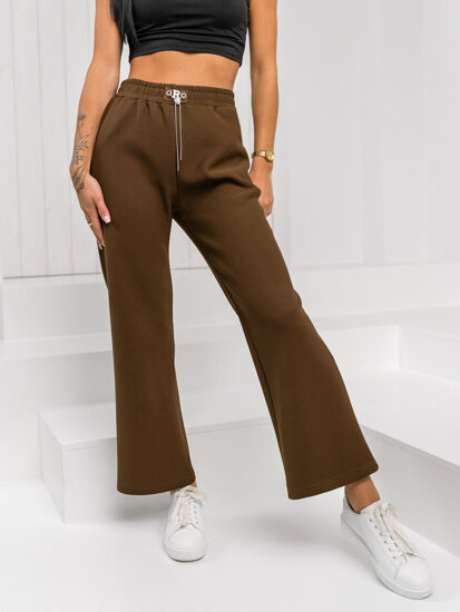 Women’s Pants Wide Leg Chocolate Bolf W5226