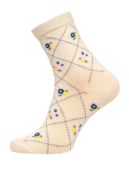 Women's Printed Socks Multicolour Bolf M7-6P-2 6 PACK