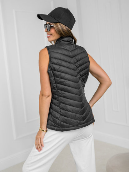 Women's Quilted Gilet Black Bolf 16M9063