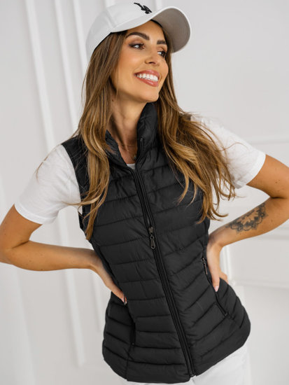 Women's Quilted Gilet Black Bolf 16M9156