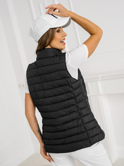 Women's Quilted Gilet Black Bolf 16M9156