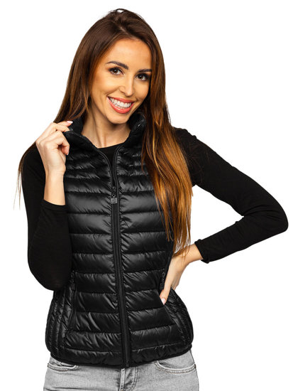 Women's Quilted Gilet Black Bolf B2705