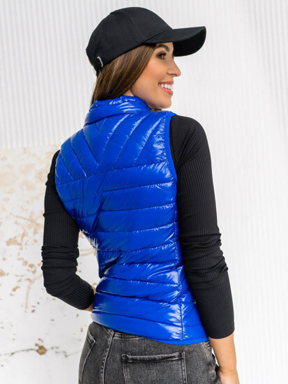 Women's Quilted Gilet Blue Bolf R0107AA1