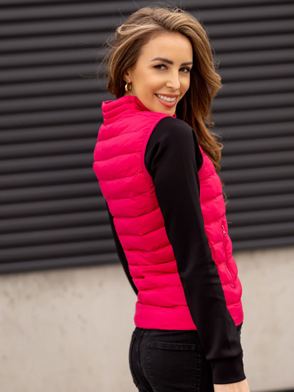 Women's Quilted Gilet Pink Bolf 23077