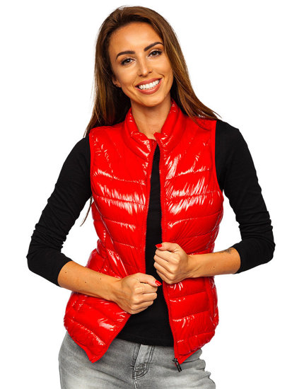 Women's Quilted Gilet Red Bolf R0107A