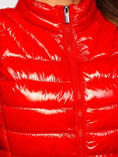 Women's Quilted Gilet Red Bolf R0107A