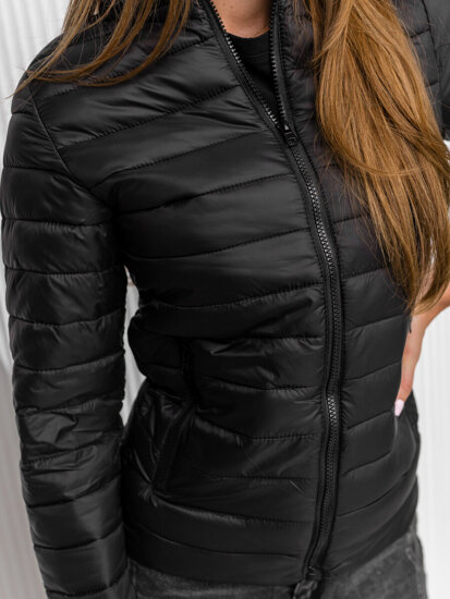 Women's Quilted Lightweight Jacket Black Bolf 1141