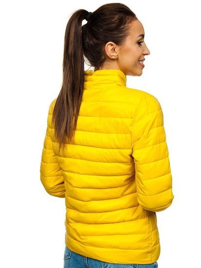 Women's Quilted Lightweight Jacket Light Yellow Bolf 20311