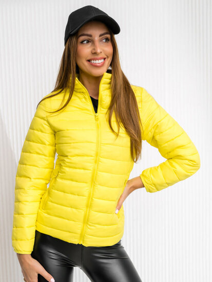 Women's Quilted Lightweight Jacket Yellow Bolf 1141